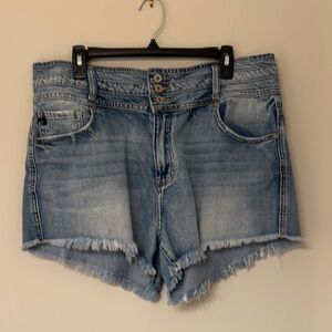 KanCan Light Blue Jean Shorts